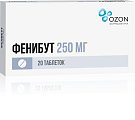 Купить фенибут, таблетки 250мг, 20 шт в Семенове