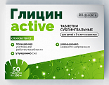 Купить глицин актив bioforte, таблетки для рассасывания 100мг 50шт бад в Семенове