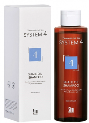 Купить система 4 (system 4) шампунь терапевтический №4 для очень жирной, чувствительной кожи головы, 250мл в Семенове