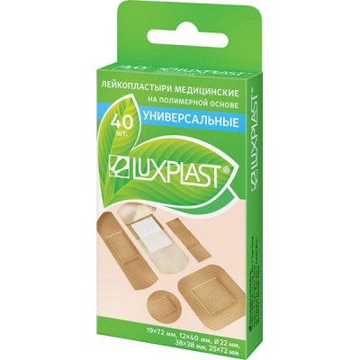 Купить luxplast (люкспласт) пластырь полимерный телесный, 40 шт в Семенове
