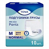 Купить tena proskin pants normal (тена) подгузники-трусы размер m, 10 шт в Семенове