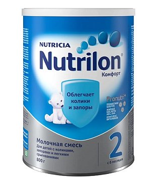 Nutrilon 2 (Нутрилон) Комфорт сухая смесь детская с 6 месяцев, 800г