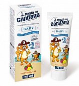 Купить pasta del сapitano (паста дель капитано) зубная паста детская тутти фрутти 3+, 75мл в Семенове
