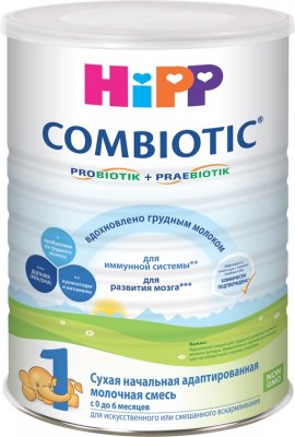 Купить хипп-1 комбиотик, мол. смесь 800г (хипп, германия) в Семенове
