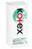 Купить котекс (kotex) прокладки ежедневные антибактериальны экстра тонкие, 20 шт в Семенове