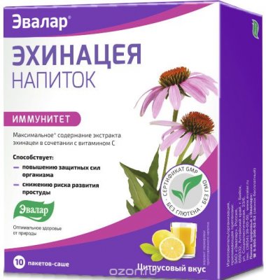 Купить эхинацея-эвалар, саше №10_бад (эвалар, россия) в Семенове