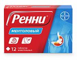 Купить ренни, таблетки жевательные, ментоловые, 12 шт в Семенове