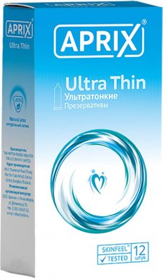 Купить презервативы априкс ультратонкие №12 (thai nippon rubber indusyry co.,ltd, китай) в Семенове
