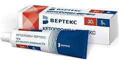 Купить кетопрофен-вертекс, гель для наружного применения 5%, 30г в Семенове