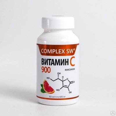 Купить витамин с 900мг максимум, таблетки шипучие 610мг, 60 шт бад в Семенове