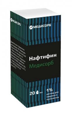 Купить нафтифин медисорб, раствор для наружного применения 1%, 20мл в Семенове
