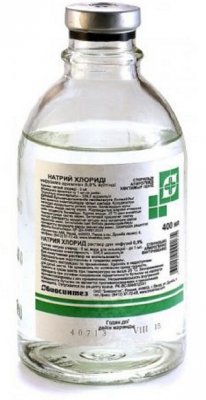 Купить натрия хлорид, раствор для инфузий 0,9%, флакон 400мл, 12 шт в Семенове