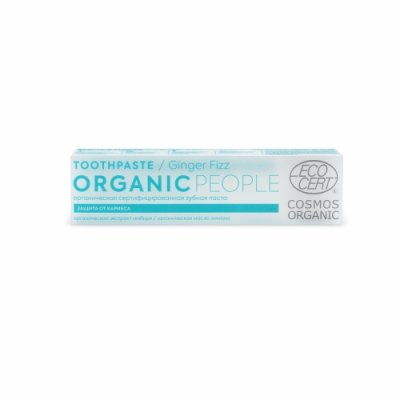 Купить organic people (органик) зубная паста имбирная шипучка 85 г в Семенове