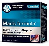 Купить man's formula (мен-с формула) потенциал форте усиленная форма, таблетки 15 шт бад в Семенове