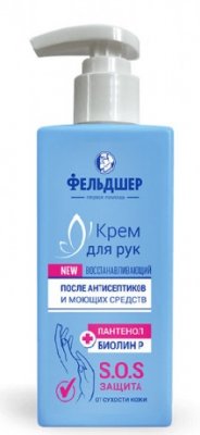 Купить фельдшер крем для рук восстанавливающий после антисептиков и моющих средств, 180мл в Семенове