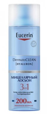 Купить eucerin dermatoclean (эуцерин) лосьон 3в1 мицеллярный освежающий и очищающий 200 мл в Семенове