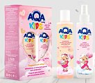 Купить aqa baby (аква беби) kids набор: шампунь и гель для душа для девочек с протеинами пшеницы 200 мл+спрей для легкого расчесывания 200 мл в Семенове