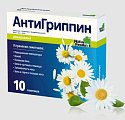 Купить антигриппин, порошок для приготовления раствора для приема внутрь, ромашковый 500мг+10мг+200мг, пакетики 5г, 10 шт в Семенове