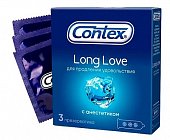 Купить contex (контекс) презервативы long love продлевающие 3шт в Семенове