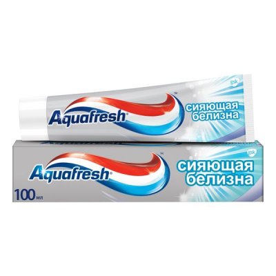 Купить аквафреш зубная паста сияющая белизна 100мл в Семенове