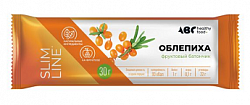 Батончик фруктовый с облепихой неглазированный на фруктозе ABC Healthy Food 30г БАД