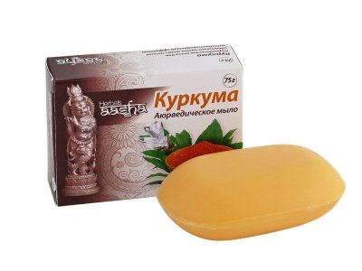 Купить ааша хербалс (aasha herbals) мыло куркума, 75г в Семенове