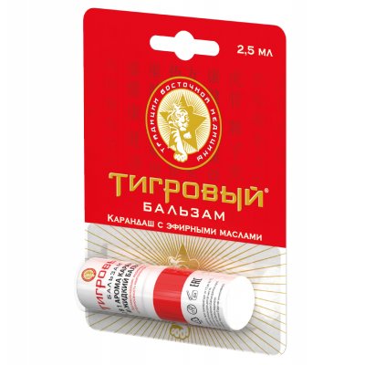 Купить тигровый бальзам карандаш с эфирными маслами, 2,5мг в Семенове
