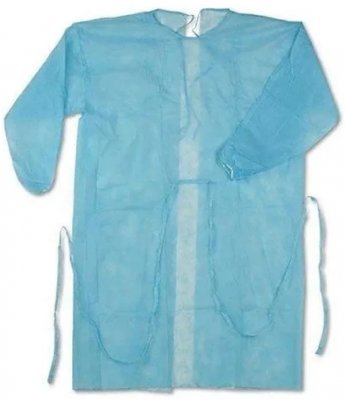 Купить халат медицинский одноразовый нестерильный комфэкс универсальный на резинках меди-п, размер xxl в Семенове