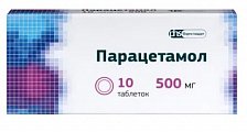 Купить парацетамол, таблетки 500 мг, 10 шт в Семенове