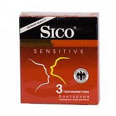 Купить sico (сико) презервативы sensitive контурные 3шт в Семенове