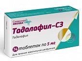 Купить тадалафил-сз, таблетки покрытые пленочной оболочкой 5 мг, 14 шт в Семенове