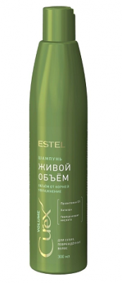 Купить estel (эстель) шампунь для объема сухих и поврежденных волос curex volume, 300мл в Семенове