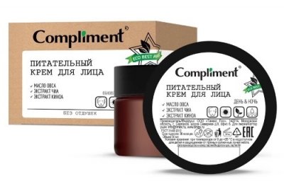 Купить compliment (комплимент) eco best крем для лица питательный 50мл в Семенове