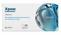 Купить хром пиколинат 250мкг витатека, таблетки 30шт бад в Семенове
