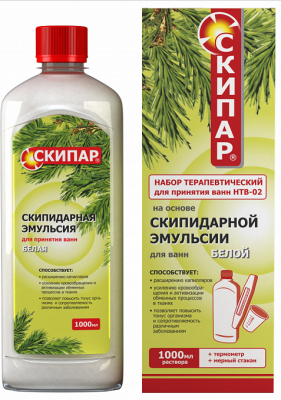 Купить скипар скипидарная эмульсия для ванн белая нтв-02, 1000мл в Семенове