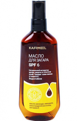 Купить karmel (кармель) масло для загара защита и увлажнение spf6, 150мл в Семенове