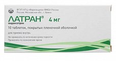 Купить латран, таблетки, покрытые пленочной оболочкой 4мг, 10 шт в Семенове