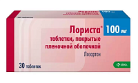 Купить лориста, таблетки, покрытые пленочной оболочкой 100мг, 30 шт в Семенове