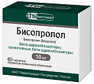 Купить бисопролол, таблетки, покрытые пленочной оболочкой 10мг, 60 шт в Семенове