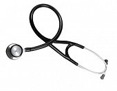 Купить стетоскоп amrus (амрус) 04-ам420 delux master медицинский двухсторонний терапевтический, чёрный в Семенове