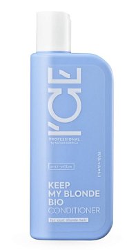 Натура Сиберика ICE Professional by кондиционер для светлых волос Тонирующий Keep My Blonde Bio 250мл