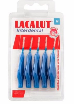 Купить lacalut (лакалют) ершик для зубные, интердентал размер m d 3мм 5 шт в Семенове