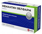 Купить мемантин велфарм, таблетки, покрытые пленочной оболочкой 10мг, 30 шт в Семенове
