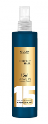 Купить ollin prof perfect hair (оллин) крем-флюид для волос несмываемый 15в1, 250мл в Семенове