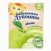 Купить сок бабушкино лукошко яблоко осветленный с 4 месяцев, 200мл в Семенове