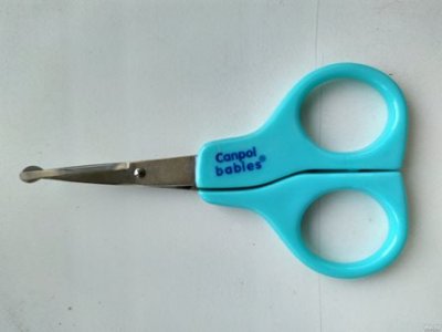 Купить canpol (канпол) ножницы для детей с рождения голубые 1 шт в Семенове