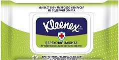 Купить kleenex (клинекс) салфетки влажные антибактериальные 40шт в Семенове