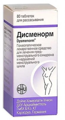 Купить дисменорм, таблетки для рассасывания гомеопатические, 80 шт в Семенове