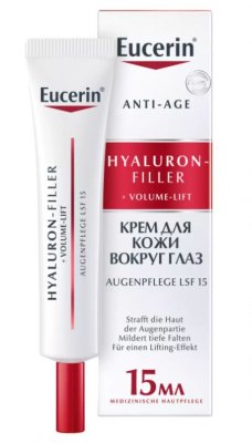 Купить эуцерин (eucerin hyaluron-filler+volume-lift (эуцерин) крем для кожи вокруг глаз 15 мл в Семенове