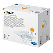 Купить silicone border plus zetuvit (цетувит) повязка суперабсорбент с контактным слоем из силикона самоклеящаяся 10см х10см, 10 шт в Семенове